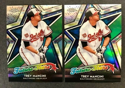 (2) 2018 Topps Chrome Future Stars Trey Mancini #FS-16 - Baltimore Orioles Lot - Image 1 of 2