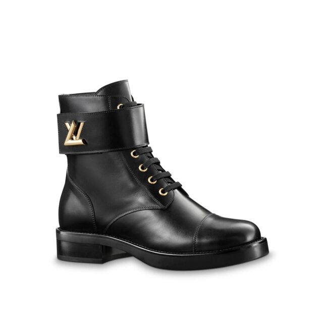 Louis Vuitton LV Monogram Suede Combat Boots - Brown Boots, Shoes -  LOU773699