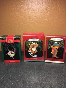 LOT OF 3 HALLMARK KEEPSAKE ORNAMENTS - Picture 1 of 5