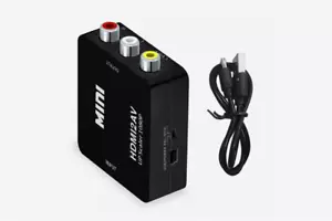HDMI to AV Scaler Adapter HD Video Composite Converter Box HDMI to RCA A92 MMM - Bild 1 von 1