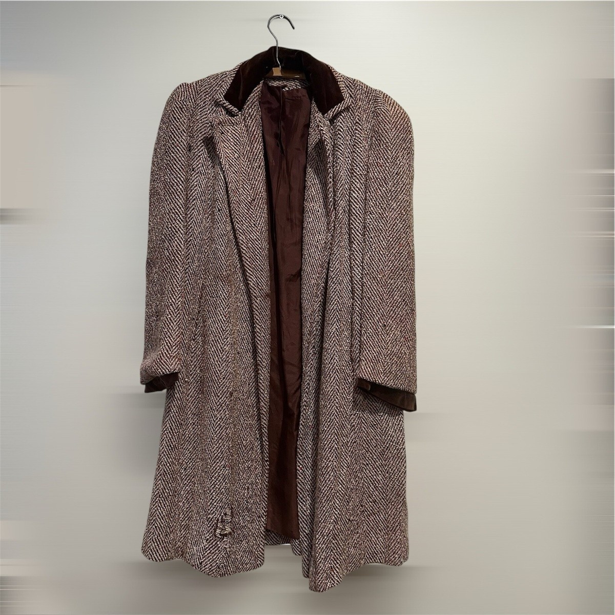 Brown Tweed Vintage Coats, Jackets & Vests for Women for