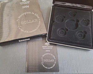 2004 Australia 20th Anniversary 6 coin set CASE, BOOKLET & BOX ONLY no coins - Picture 1 of 8