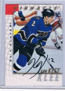 1997-98 Be A Player Autographs #91 Ken Klee NM-MT Auto Capitals
