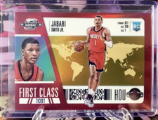 Jabari Smith Jr 2022-23 Panini Contenders Optic RC 04/10 Red First Class #4