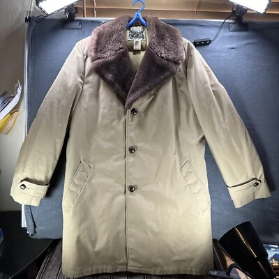 Abrigo de Colección Woolrich Cuello de Piel Talla 38 Aislado Plumón de Ganso Norte Prime Foto 1 de 4