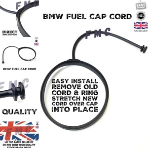 BMW 1 2 3 4 5 Serie 5 Tapa de Combustible BANDA DE RETENCIÓN CORREA CABLE Z3 Z4 X1 X3 X5 - Imagen 1 de 8