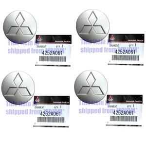 4PC Wheel Cap Center Fit Mitsubishi Mirage G4 Space Star 2012-2016 - Picture 1 of 3