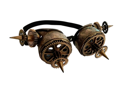 Steampunk Brille Cosplay Neo Viktorianisch LARP Gothic Schweißerbrille 835-6216