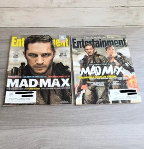 Entertainment Weekly Magazine Tom Hardy Mad Max Theron Lot of 2 Mad Max Fury Roa - Picture 1 of 4