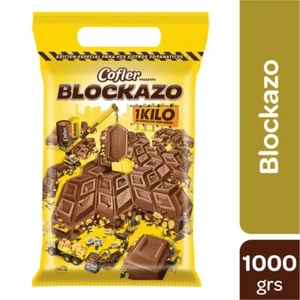 Cofler - Chocolate Con Maní Blockazo 1 Kilo - Picture 1 of 1