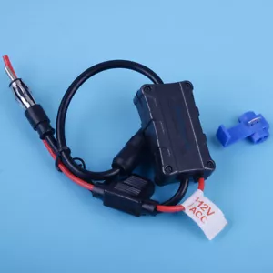 New Car FM AM TV Signal Strengthen Reception AMP Amplifier Booster 12V. - Picture 1 of 4