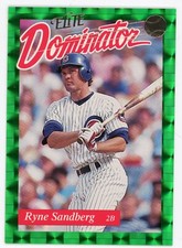 1993 Donruss Ryne Sandberg Elite Dominator #1 #/5000 Cubs