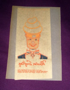 Mister Softee Iron-On Transfer Decal Promotional Giveaway (1960s) 4in. x 8.5in. - Picture 1 of 2