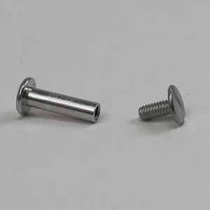 Postes de tornillo de aluminio de 12 unidades de 3/4"/tornillos de unión/tornillos de Chicago - Imagen 1 de 3