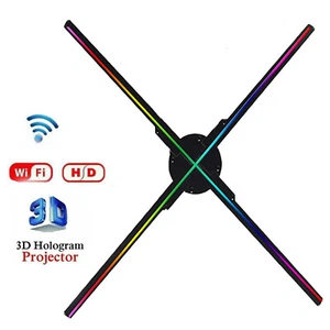 65cm 3D Holographic Projector Holographic Advertising 576 LEDs Display Machine - Picture 1 of 13