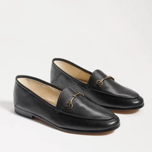 SAM EDELMAN Loraine Bit Loafer Black Leather Size 5M New With Box - Picture 1 of 15