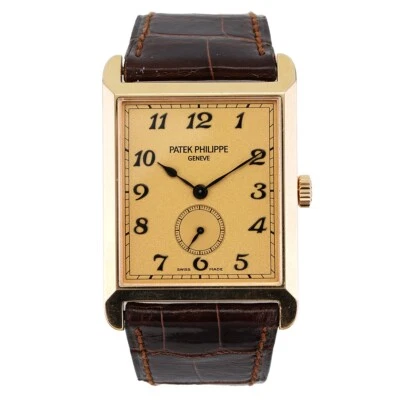 Patek Philippe Gondolo Mens Tank Watch 18kt Rose Gold 5109R Excellent Condition - Image 1 of 4