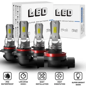 For Dodge Charger 2011 2012 2013 2014 - 4PC 6000K LED Headlight Bulbs Combo Kit - Bild 1 von 13