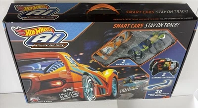 HOT WHEELS Ai SMART CARS - Intelligent Race System 2 CARS & CONTROLLERS - Image 1 of 4
