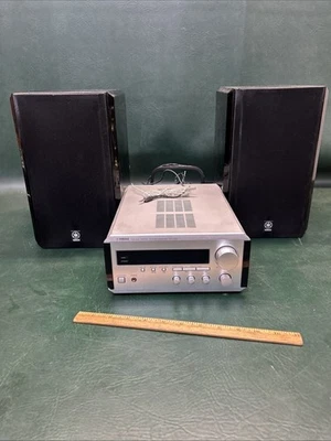 Yamaha RX-E100 Compact Mini  Natural Sound Stereo Receiver & NX-E100 Speakers - Image 1 of 4