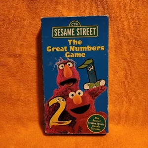 Sesame Street - The Great Numbers Game (VHS, 1998) Education PBS Kids Elmo Tape  - Imagen 1 de 3