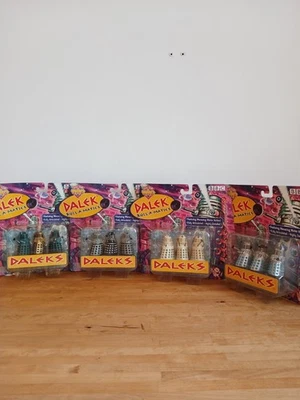 Dalek Roll A Matics. Complete 4 Sets. Doctor Who. Product Enterprise.  Unopened. - Image 1 of 4