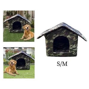 Outdoor Waterproof Cat House with Removable Roof Cat Bed Nest - Picture 1 of 8