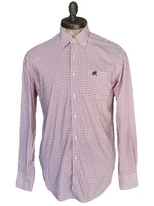 Peter Millar Georgia Bulldogs Stretch Tattersall Woven Button Down Shirt Medium - Picture 1 of 11