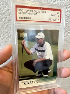 2001 Upper Deck Golf Sergio Garcia #3 PSA 9