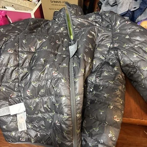 Giacca Disney Store Taglia Xl Reversibile GroGru Slick Puffer Zip con Etichetta StarWars - Foto 1 di 5