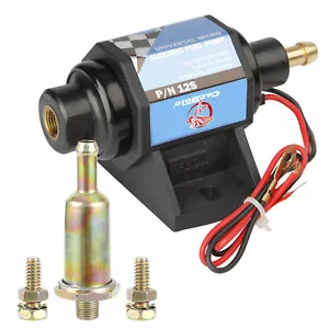 Bomba de combustible universal micro eléctrica de gasolina 5/16 pulgadas entrada y salida 12 V 4-7 PSI - Imagen 1 de 11