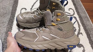 Hoka One Anacapa Mid GTX Gore-Tex Dune Elmwood Hiking Men 9.5D 1122018 DELM - Picture 1 of 7