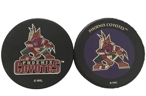 Phoenix Coyotes Vintage Puck Lot NHL Arizona Coyotes - Picture 1 of 6