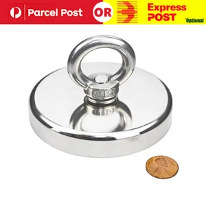 Magnet 280Kg Salvage Recovery Neodymium Strong Hook Fishing Treasure Hunting - Picture 1 of 10