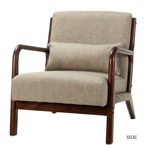 Karat Home Enedina Accent Chair - Tan  MSRP $599.00 Cover