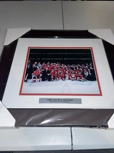 Chicago Blackhawks Stanley Cup (2015) Framed Photo 8X 10 NEW - Picture 1 of 9