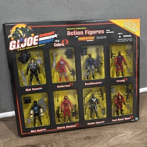 GI Joe vs Cobra Special Collection 3.75" Action Figures 8-Pack w/Comic Book 2002 - Picture 1 of 10