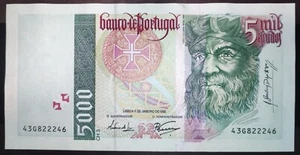 Portugal 5000 Escudos 1995 P-190 - 43G82246 - Picture 1 of 2