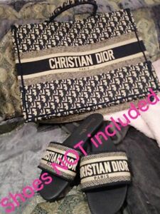 Christian Dior Book Tote Large Bag, Authentic, Excellent Condition, 99% NEW