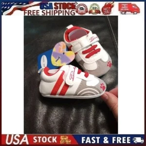 Baby Boys/Girls Canvas Shoes. Non Slip. Soft Sole. Infant Size 1(3-6 months) - Picture 1 of 7