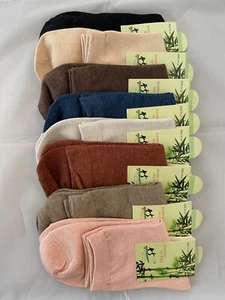 BAMBOO Ankle Socks Ladies Breathable Anti Bacterial Moisture Absorbing UK - Picture 1 of 18