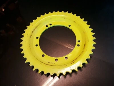 PEUGEOT 103D NEON YELLOW CROWN NEON 43D WHEEL 17" SPOKES + RIGID SHEET MBK51 - Image 1 of 2