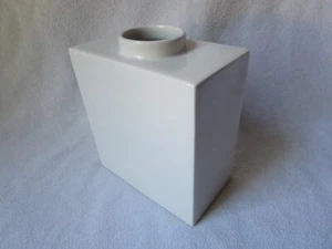 Jarrón de porcelana KPM Cadre 2 blanco cuadrado 13,5 cm diseño Trude Petri años 60 - Imagen 1 de 9