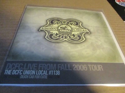 2007 DEATH CAB FOR CUTIE Union Local #1138 2 Trk Promo Live 7" Indie Rock VG/VG+ - Image 1 of 4