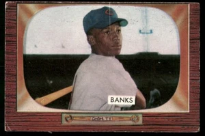1955 Bowman 242 Ernie Banks Chicago Cubs VG HIGH # CENTERED - Picture 1 of 2