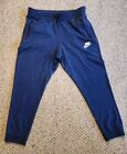 Nike Men's XL Knit Jogger Pants AV15 Binary Blue Heather-White 918322-429