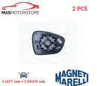 REAR VIEW MIRROR GLASS PAIR LHD ONLY MAGNETI MARELLI 182209008100 2PCS A NEW