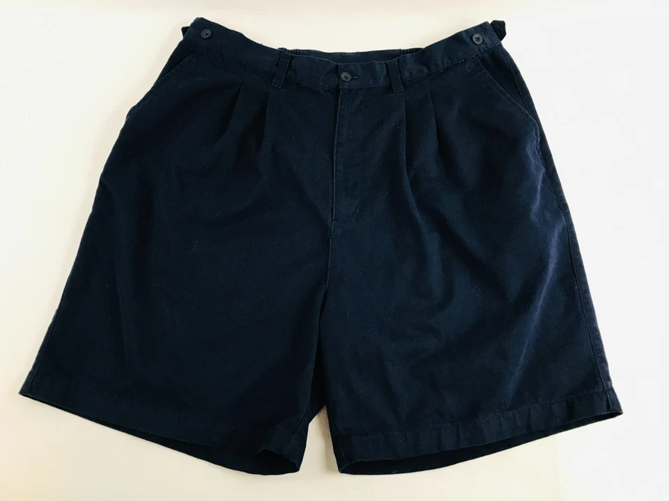 Шорты Basic Editions, мужские размер 38, темно-синий, регулируемая талия, повседневные - Изображение 1 из 4