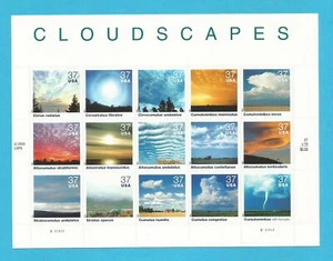 3878  US ...Cloudscapes...Never Hinged Sheet issued year 2004 - Picture 1 of 2