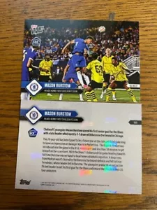 2023 Topps Now Summer Tour Mason Burstow Chelsea Wonderkid ROOKIE SP #/443 - Picture 1 of 1